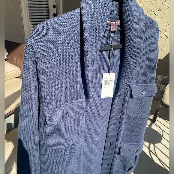 Michael Kors Other - NWT Michael Kors Men’s Navy blue sweater Size L